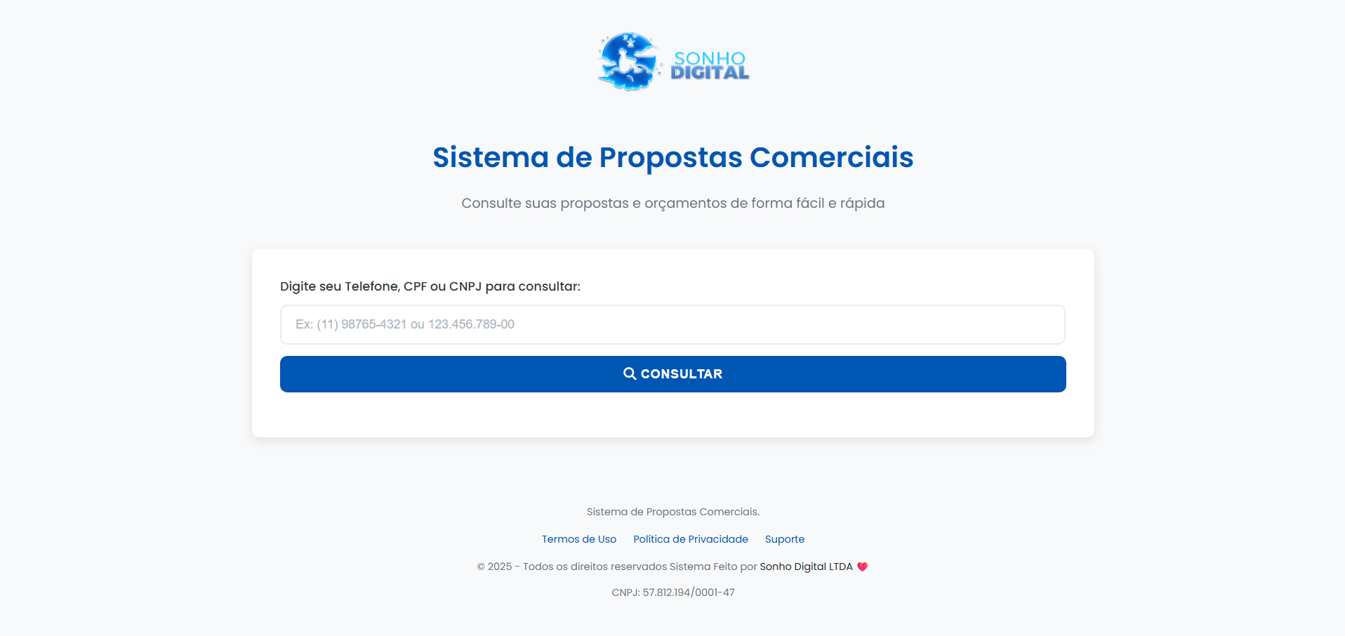 Sistema de Propostas Comerciais